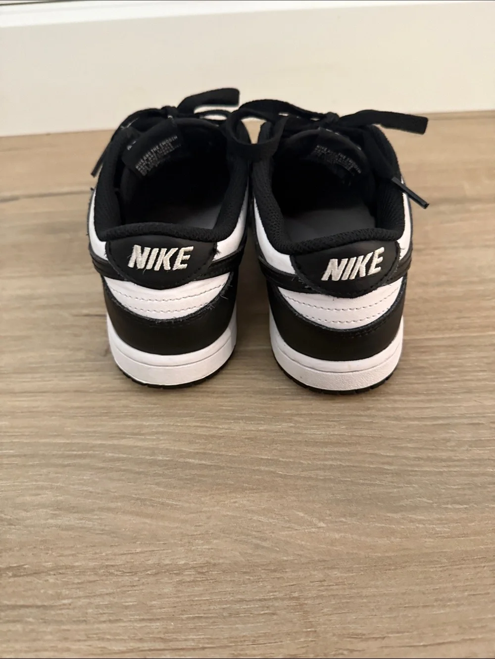Nike Dunks Kids Black and White Low-Top Sneakers